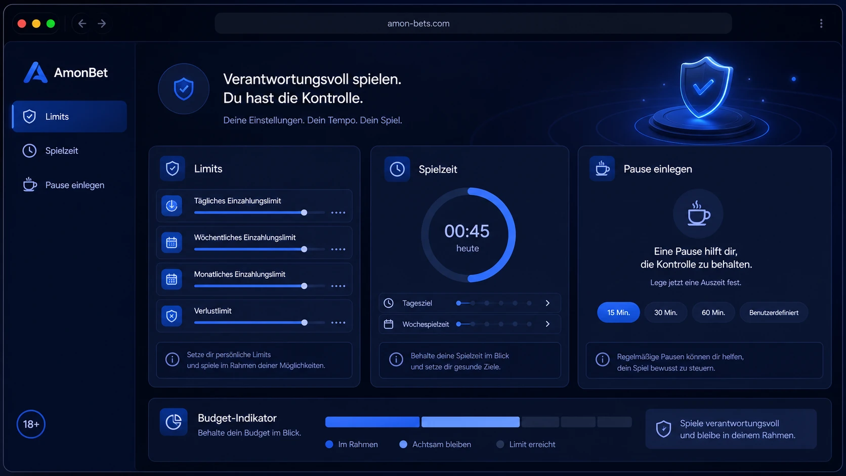Verantwortungsbewusstes Spielen